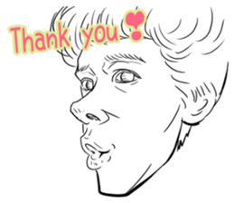 Funny face sticker(Man) vol.3 sticker #2971541