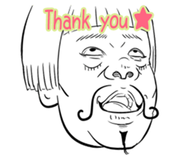 Funny face sticker(Man) vol.3 sticker #2971542