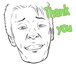 Funny face sticker(Man) vol.3 sticker #2971544