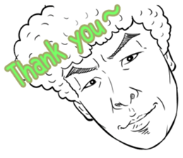 Funny face sticker(Man) vol.3 sticker #2971546