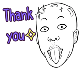 Funny face sticker(Man) vol.3 sticker #2971547