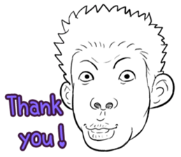 Funny face sticker(Man) vol.3 sticker #2971549