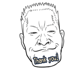 Funny face sticker(Man) vol.3 sticker #2971552