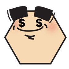 KAKU-KAKU FAMILY, ROKKAKU-KUN sticker #2972724