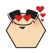 KAKU-KAKU FAMILY, ROKKAKU-KUN sticker #2972729