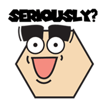 KAKU-KAKU FAMILY, ROKKAKU-KUN sticker #2972744