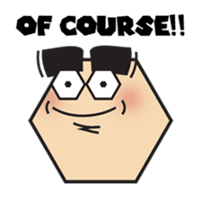 KAKU-KAKU FAMILY, ROKKAKU-KUN sticker #2972749