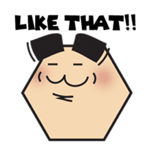 KAKU-KAKU FAMILY, ROKKAKU-KUN sticker #2972754