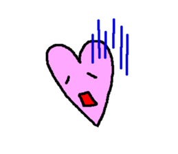 Heart tells his feelings to you sticker #2973236