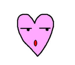 Heart tells his feelings to you sticker #2973238