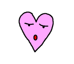 Heart tells his feelings to you sticker #2973242