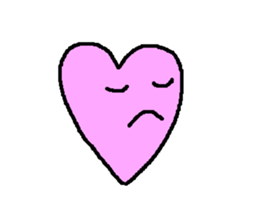 Heart tells his feelings to you sticker #2973243