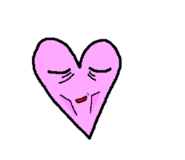 Heart tells his feelings to you sticker #2973244