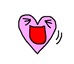 Heart tells his feelings to you sticker #2973246