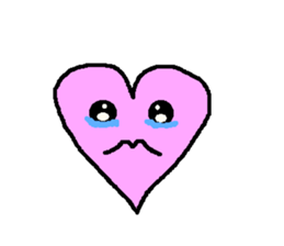 Heart tells his feelings to you sticker #2973248