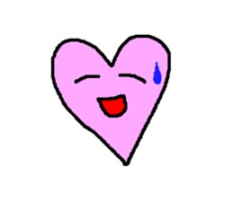 Heart tells his feelings to you sticker #2973252