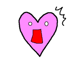 Heart tells his feelings to you sticker #2973254