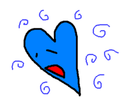 Heart tells his feelings to you sticker #2973256