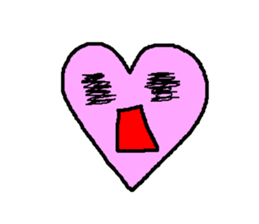 Heart tells his feelings to you sticker #2973260