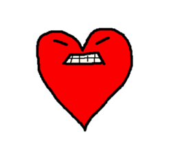 Heart tells his feelings to you sticker #2973262