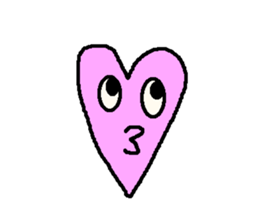 Heart tells his feelings to you sticker #2973267