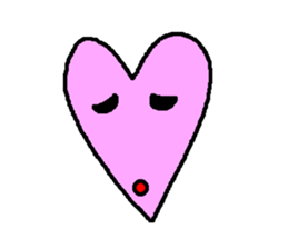 Heart tells his feelings to you sticker #2973269