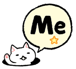 AIUEO of Cat underwear sticker #2973426