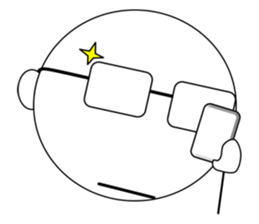 meganekun sticker #2974030