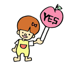 Acha & child lion sticker #2974128