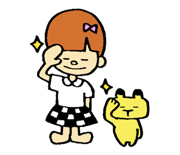 Acha & child lion sticker #2974135