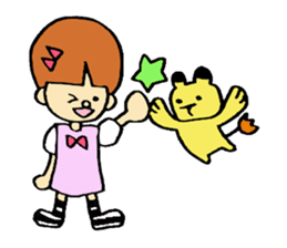 Acha & child lion sticker #2974147