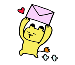 Acha & child lion sticker #2974150