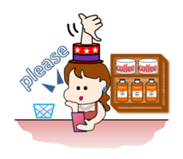 The landlady of a coffee shop part2 sticker #2974160