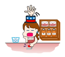 The landlady of a coffee shop part2 sticker #2974165