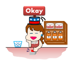 The landlady of a coffee shop part2 sticker #2974167