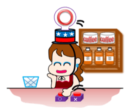 The landlady of a coffee shop part2 sticker #2974169