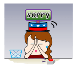 The landlady of a coffee shop part2 sticker #2974186