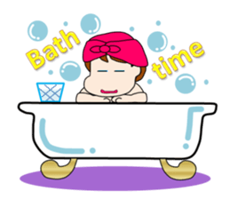 The landlady of a coffee shop part2 sticker #2974190