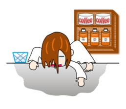 The landlady of a coffee shop part2 sticker #2974191