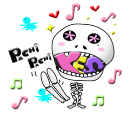 Surprising skeleton sticker #2974251