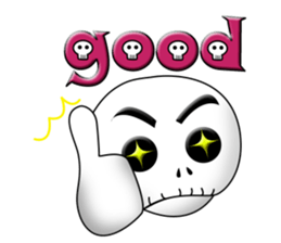 Surprising skeleton sticker #2974254