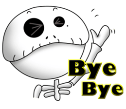 Surprising skeleton sticker #2974258