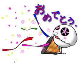 Surprising skeleton sticker #2974272