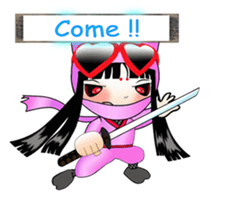 Ninja princess NINHIME(English version) sticker #2974472
