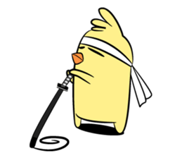 Little QQ samurai sticker #2974475