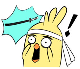 Little QQ samurai sticker #2974484