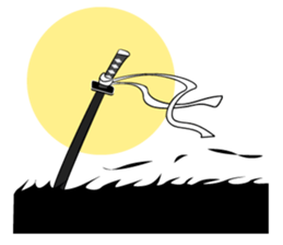 Little QQ samurai sticker #2974485