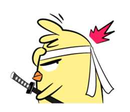 Little QQ samurai sticker #2974505