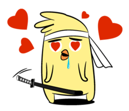 Little QQ samurai sticker #2974506