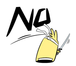 Little QQ samurai sticker #2974509